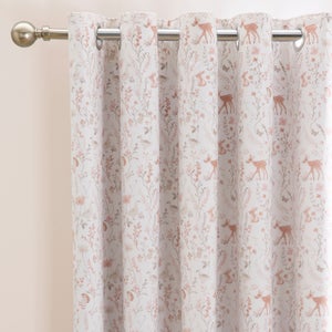 Woodland Floral Eyelet Curtains