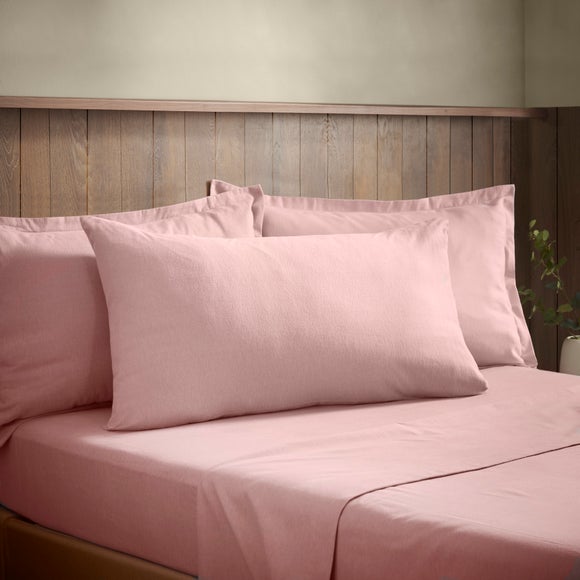Soft & Cosy 100 Brushed Cotton Kingsize Standard Pillowcase Pair