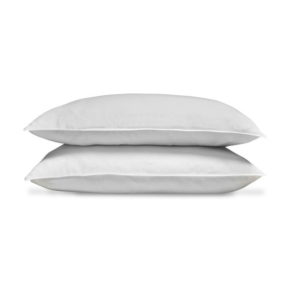 Cotton Linen Standard Pillowcase Pair