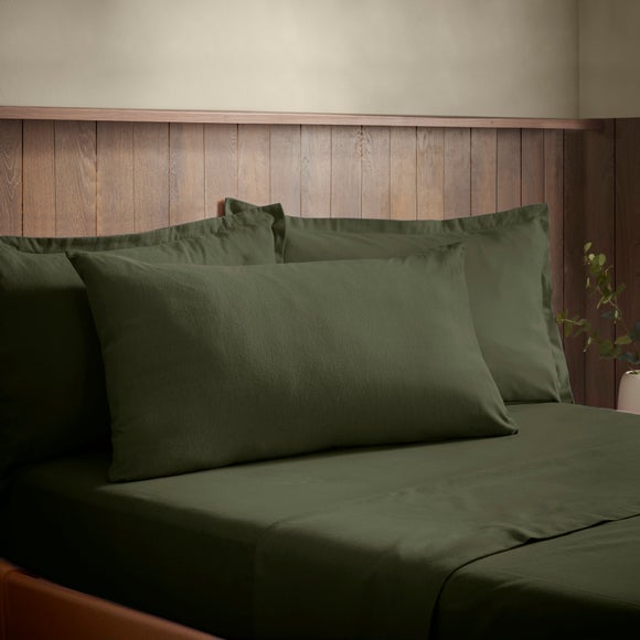 Soft & Cosy 100 Brushed Cotton Kingsize Standard Pillowcase Pair
