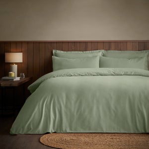 Soft & Cosy Luxury 100 Brushed Cotton Duvet Cover & Pillowcase Set