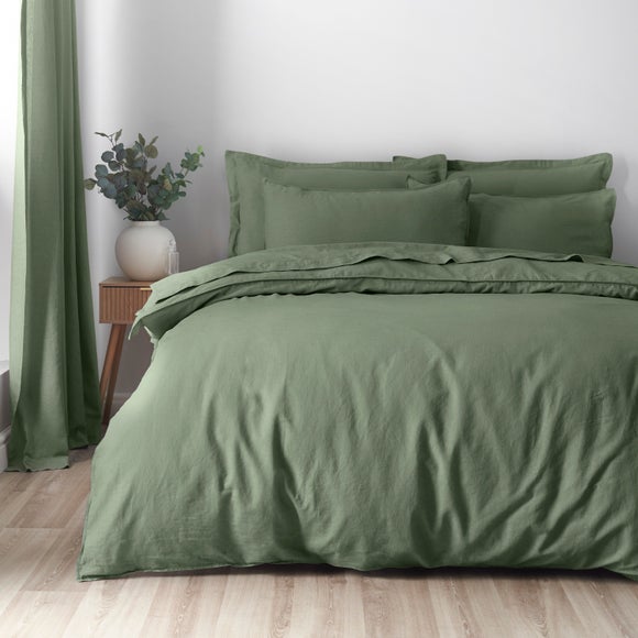 Cotton Linen Duvet Cover & Pillowcase Set