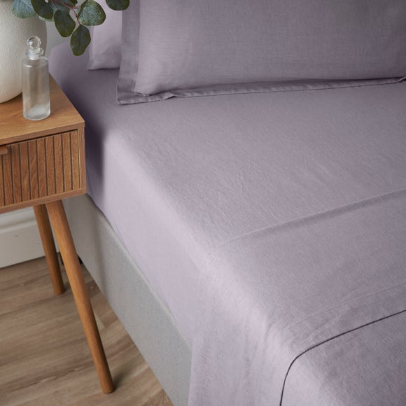 View Cotton Linen Fitted Sheet View Cotton Linen Fitted Sheet