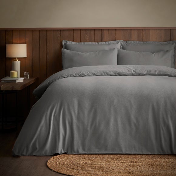 Soft & Cosy Luxury 100% Brushed Cotton Duvet Cover & Pillowcase Set