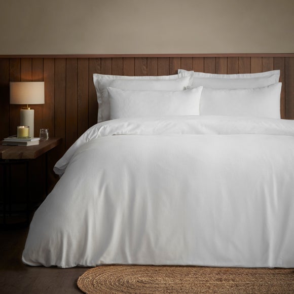 Soft & Cosy Luxury 100% Brushed Cotton Duvet Cover & Pillowcase Set