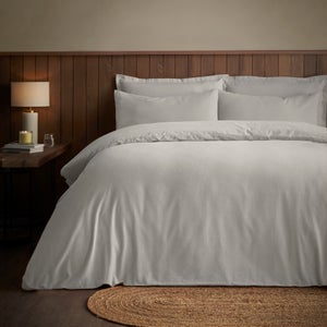 Soft & Cosy Luxury 100 Brushed Cotton Duvet Cover & Pillowcase Set