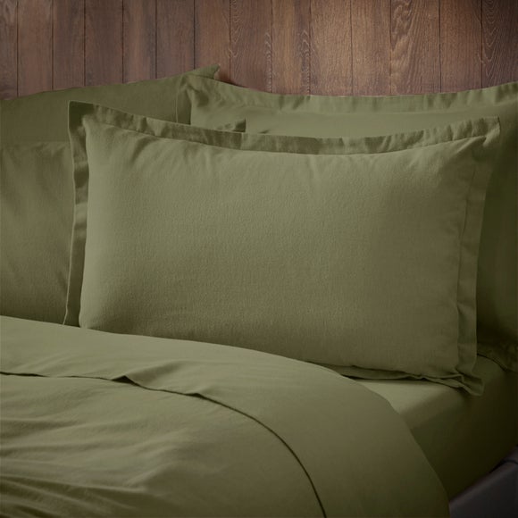 View Soft & Cosy Luxury 100 Brushed Cotton Oxford Pillowcase View Soft & Cosy Luxury 100 Brushed Cotton Oxford Pillowcase