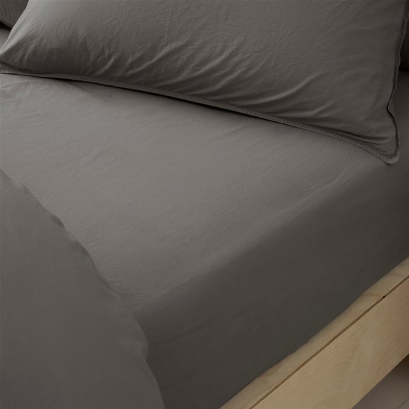 Soft Washed Cotton Fitted Sheet