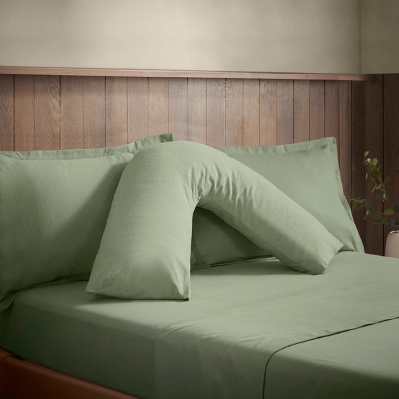 Soft & Cosy Luxury 100 Brushed Cotton V-shape Pillowcase