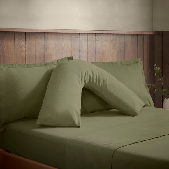 Soft & Cosy Luxury 100 Brushed Cotton V-shape Pillowcase