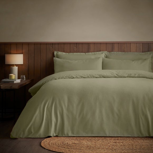 Soft & Cosy Luxury 100 Brushed Cotton Duvet Cover & Pillowcase Set