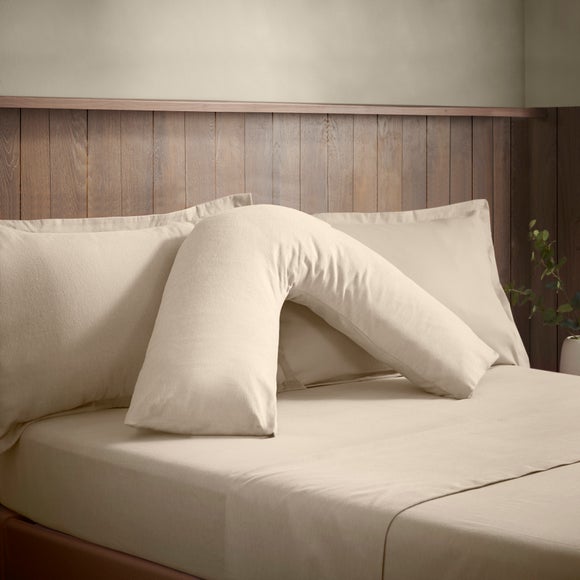 Soft & Cosy Luxury 100 Brushed Cotton V-shape Pillowcase