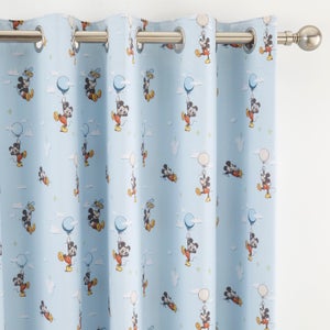 Disney Soft Skies Mickey Mouse Eyelet Curtains