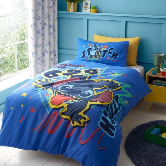 Disney Unleash Stitch Quilt Cover & Pillowcase Set