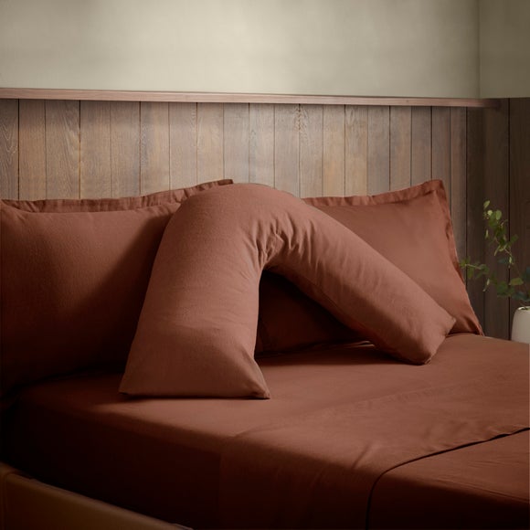Soft & Cosy Luxury 100 Brushed Cotton V-shape Pillowcase