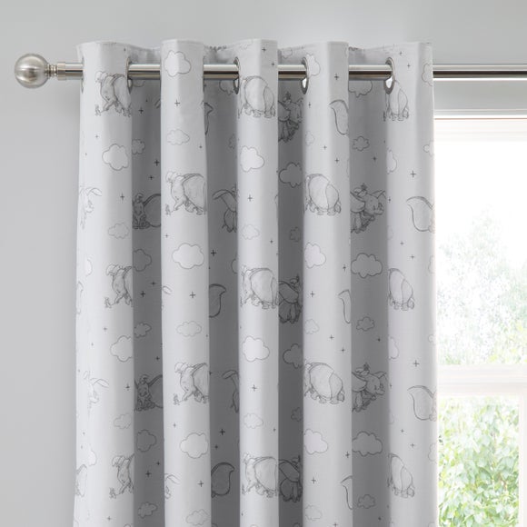View Disney Dumbo Dreamland Eyelet Curtains View Disney Dumbo Dreamland Eyelet Curtains