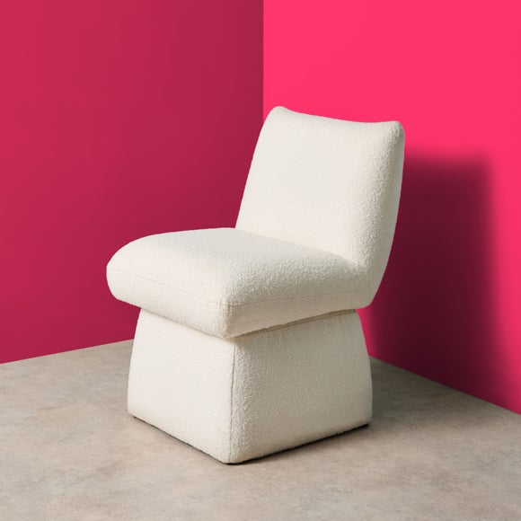 View Yinka Ilori Swivel Dining Chair- Ivory Boucle View Yinka Ilori Swivel Dining Chair- Ivory Boucle