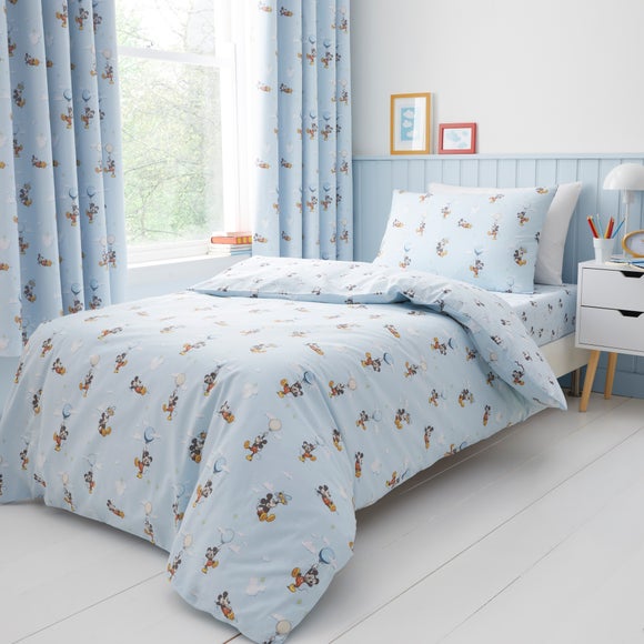 Disney Soft Skies Mickey Mouse Quilt Cover & Pillowcase Set