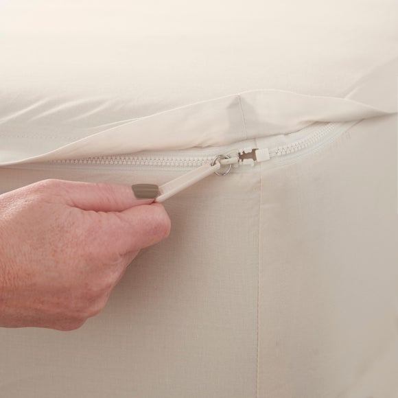 Pure Cotton Easy Zip Fitted Sheet