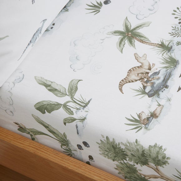 Set of 2 Roar and Explore 100% Cotton Fitted Sheets