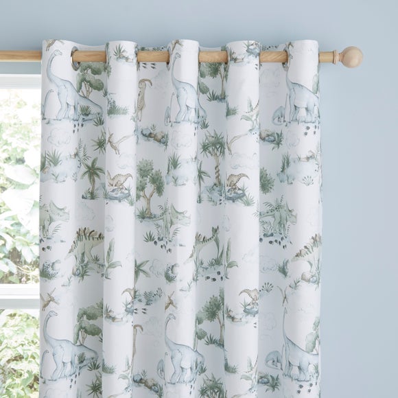 Roar and Explore Blackout Eyelet Curtains