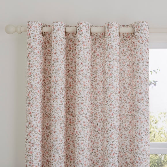 Ditsy Blooms Blackout Eyelet Curtains
