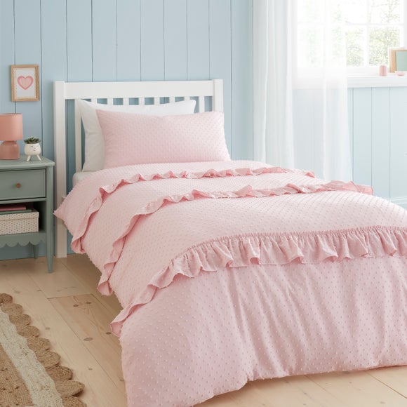 View Valley Clipped Frill Quilt Cover & Pillowcase Set View Valley Clipped Frill Quilt Cover & Pillowcase Set