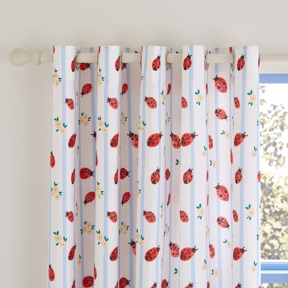 Ladybird Lane Blackout Eyelet Curtains