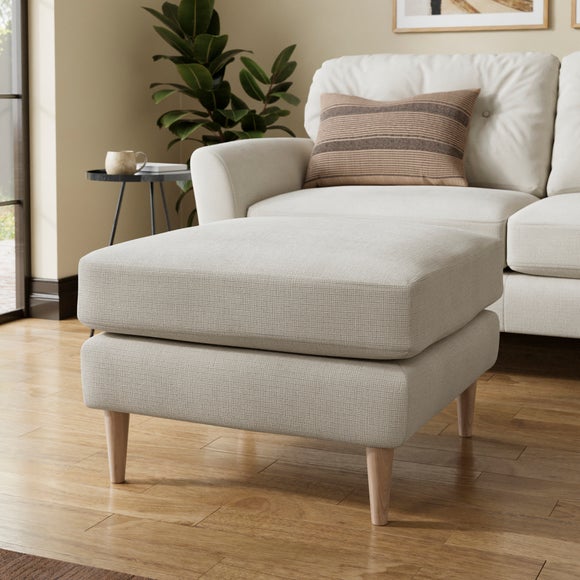 Sven Soft Texture Chenille Footstool