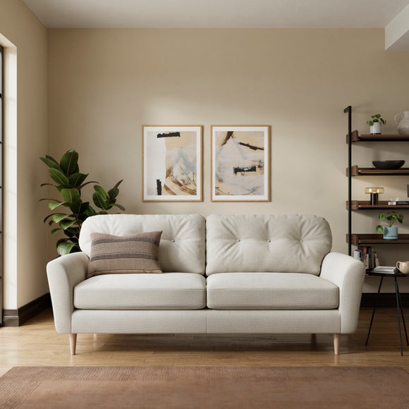 Sven Soft Texture Chenille 4 Seater Sofa