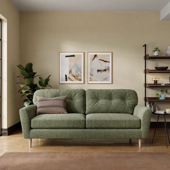 Sven Soft Texture Chenille 4 Seater Sofa