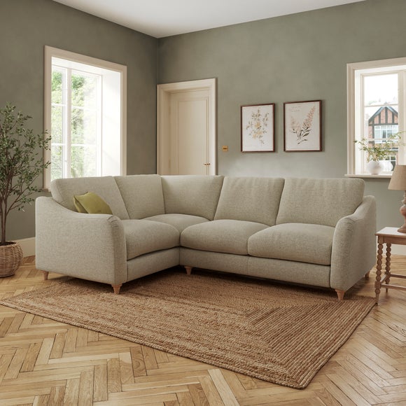 Hattie Basket Weave Corner Sofa