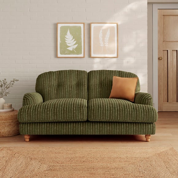Martha Chunky Chenille Stripe 2 Seater Sofa