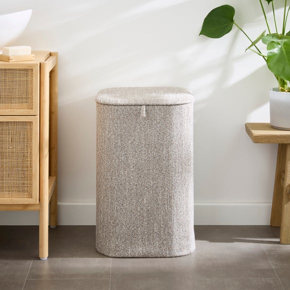 Modern 72L Boucle Laundry Hamper