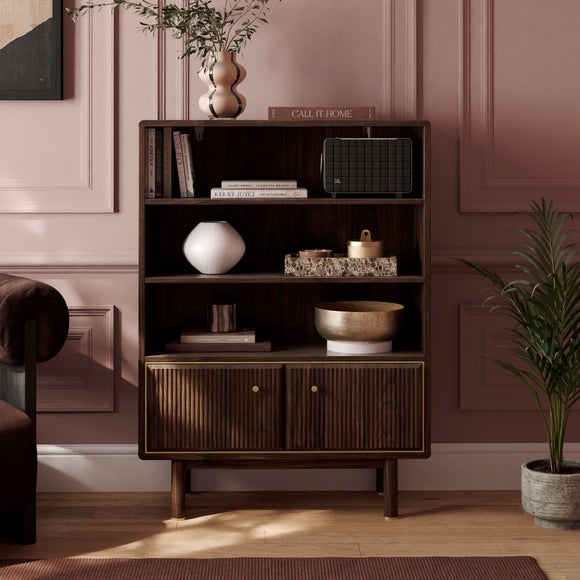 View Daphne Bookcase- Walnut Effect View Daphne Bookcase- Walnut Effect