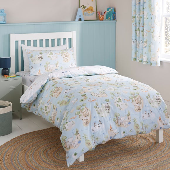Adventue Map 100% Cotton Quilt Cover and Pillowcase Set