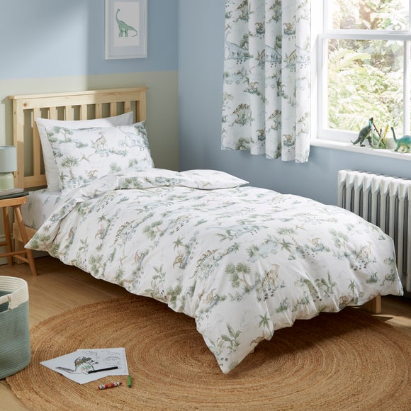 Roar and Explore 100% Cotton Quilt Cover and Pillowcase Set