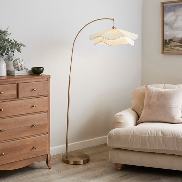 View Lilly Adjustable Arc Floor Lamp