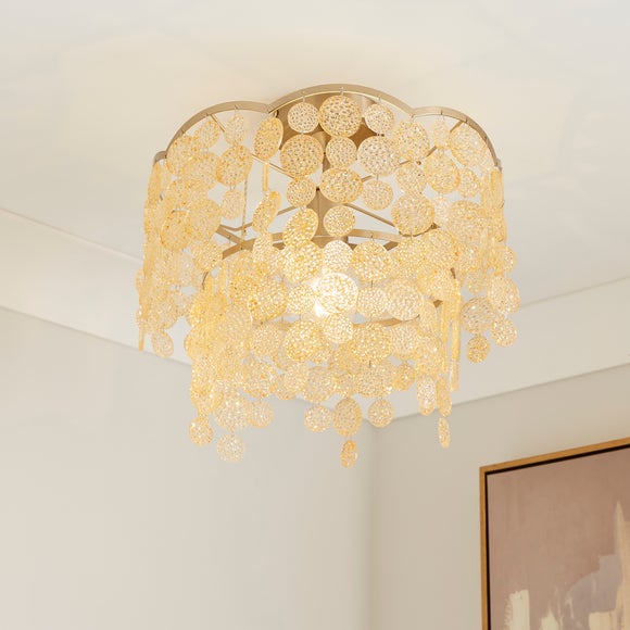 Taylor Disk Semi Flush Ceiling Light