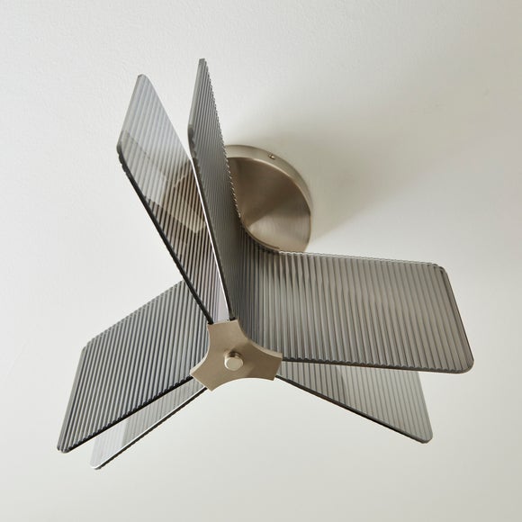 Photo 3 of Milan Ribbed Led Ceiling Light