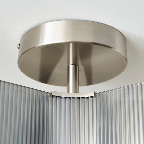 Photo 4 of Milan Ribbed Led Ceiling Light