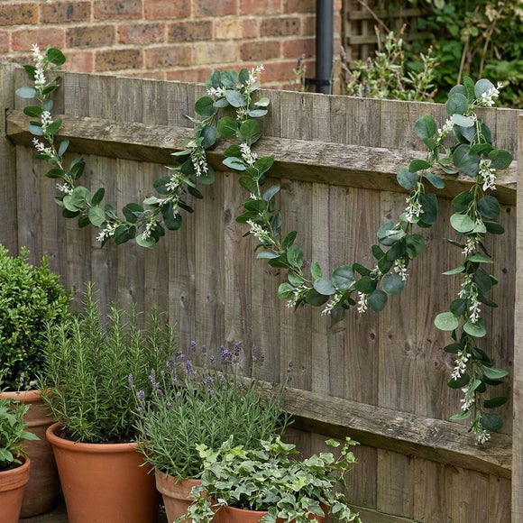 Click to view product details and reviews for Artificial Eucalyptus Bud Led Garland.