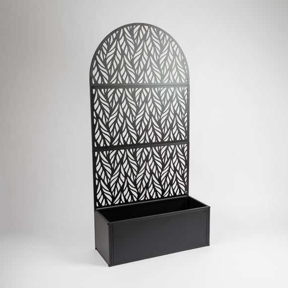 Plant Pot with Arched Screen