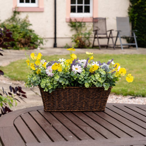 Artificial Mixed Floral Plant Pot