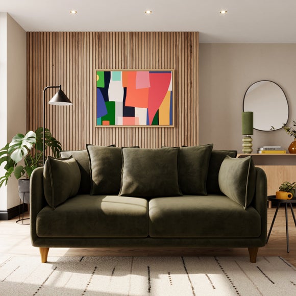 Armitage Scatter Back Velvet 2 Seater Sofa