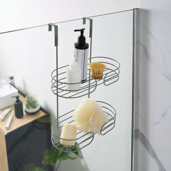 2 Tier Over Door Shower Caddy