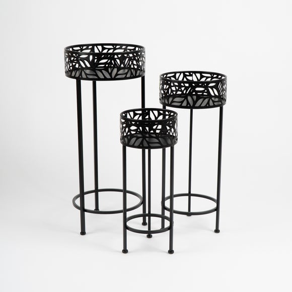 Set 3 Plant Pots on Stands