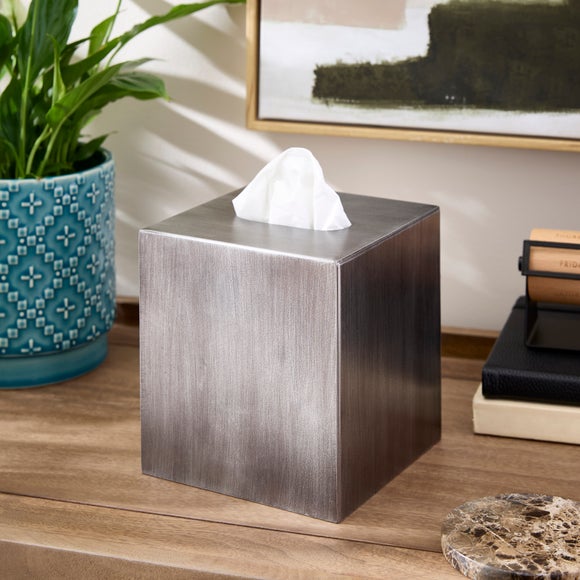 Industrial Metal Tissue Box Cover