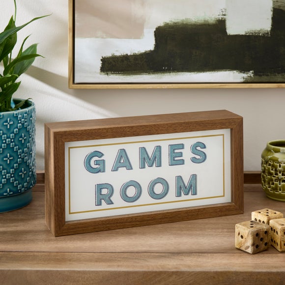View Light Up Games Room Sign View Light Up Games Room Sign