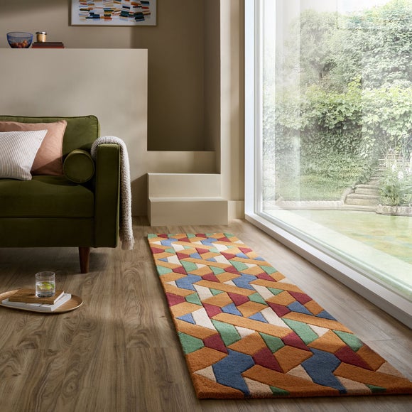 Connect Geometric Wool Runner